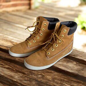 Timberland Flannery 6" Sneaker Boots Wheat Nubuck Sz 9